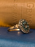Reserved for C Georgian Paste Button Ring