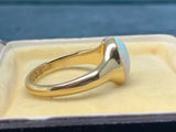 Reserved for I 1928 Opal 18ct Gold Signet Ring