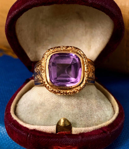Amethyst 14ct Gold Ring